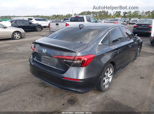 2HGFE2F25PH561172 2023 HONDA CIVIC Gray Rear right