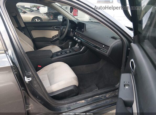 2HGFE2F25PH561172 2023 HONDA CIVIC Gray Front interior view