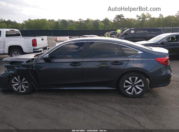 2HGFE2F25PH561172 2023 HONDA CIVIC Gray Rear interior view