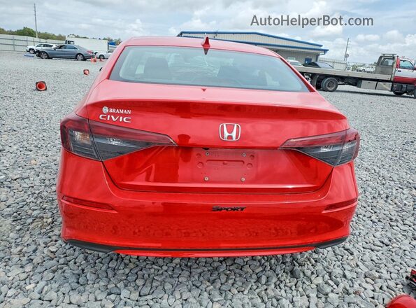 2HGFE2F25SH587778 2025 HONDA CIVIC Red Widok z tyłu