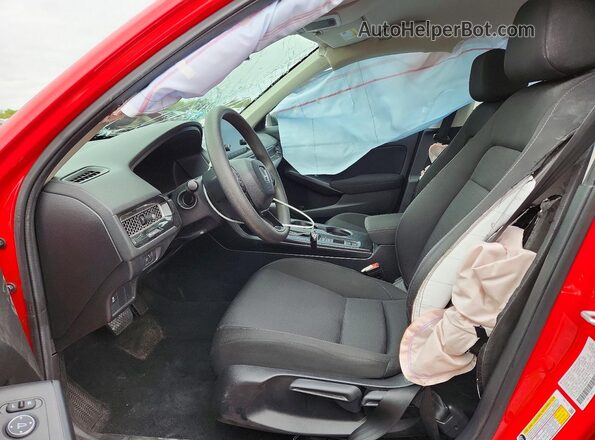 2HGFE2F25SH587778 2025 HONDA CIVIC Red Widok wnętrza z przodu