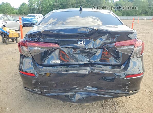 2HGFE2F27SH543958 2025 HONDA CIVIC Black Вид ззаду