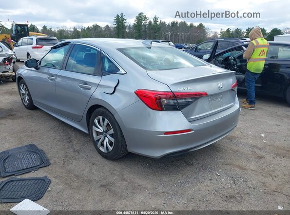 2HGFE2F28NH508785 2022 HONDA CIVIC Silver უკანა მარცხენა