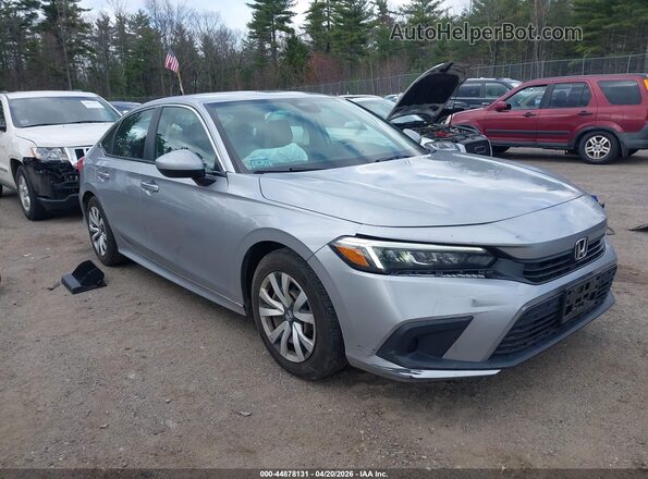 2HGFE2F28NH508785 2022 HONDA CIVIC Silver წინა ხედი
