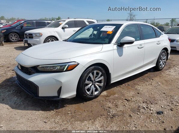 2HGFE2F29TH514866 2026 HONDA CIVIC Белый Передняя левая четверть