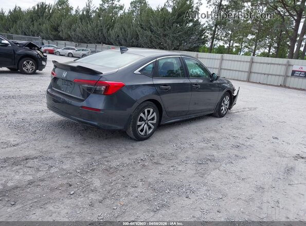 2HGFE2F2XNH506939 2022 HONDA CIVIC Серый Задняя правая четверть