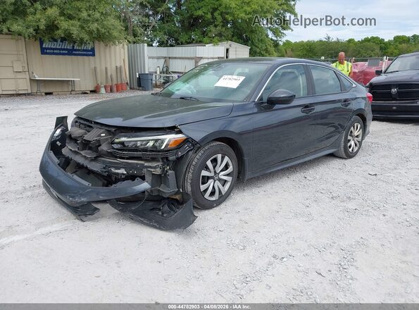 2HGFE2F2XNH506939 2022 HONDA CIVIC Серый Передняя левая четверть