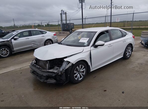 2HGFE2F2XNH513065 2022 HONDA CIVIC Белый Передняя левая четверть