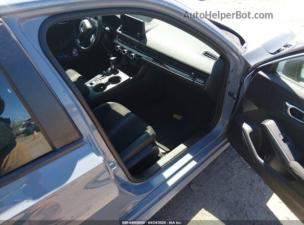 2HGFE2F50NH582549 2022 HONDA CIVIC Light Blue Вид салону спереду