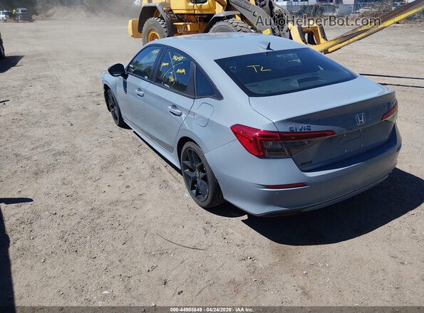 2HGFE2F50NH582549 2022 HONDA CIVIC Light Blue Задня ліва чверть