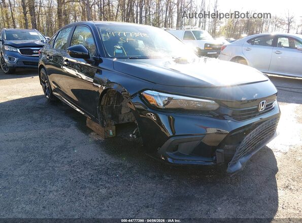 2HGFE2F50PH544869 2023 HONDA CIVIC Black Vista frontal