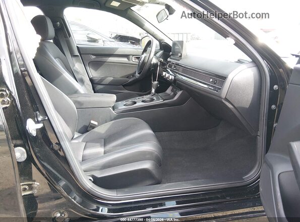 2HGFE2F50PH544869 2023 HONDA CIVIC Black Vista interior delantera