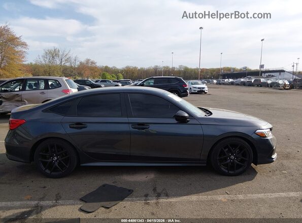 2HGFE2F50RH563019 2024 HONDA CIVIC Black Widok wnętrza z tyłu