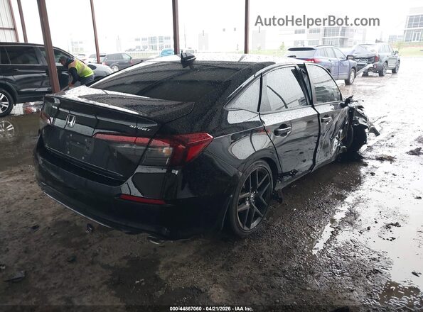 2HGFE2F50SH582319 2025 HONDA CIVIC Black უკანა მარჯვენა