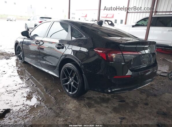 2HGFE2F50SH582319 2025 HONDA CIVIC Black უკანა მარცხენა
