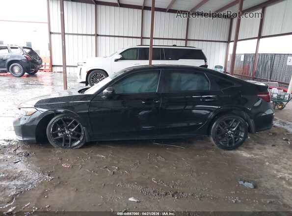 2HGFE2F50SH582319 2025 HONDA CIVIC Black უკანა სალონის ხედი