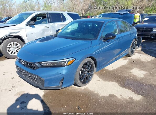 2HGFE2F50TH501689 2026 HONDA CIVIC Blue Vista tres cuartos delantera izquierda