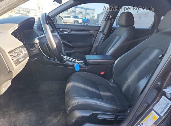 2HGFE2F51NH575965 2022 HONDA CIVIC Charcoal Vista interior delantera