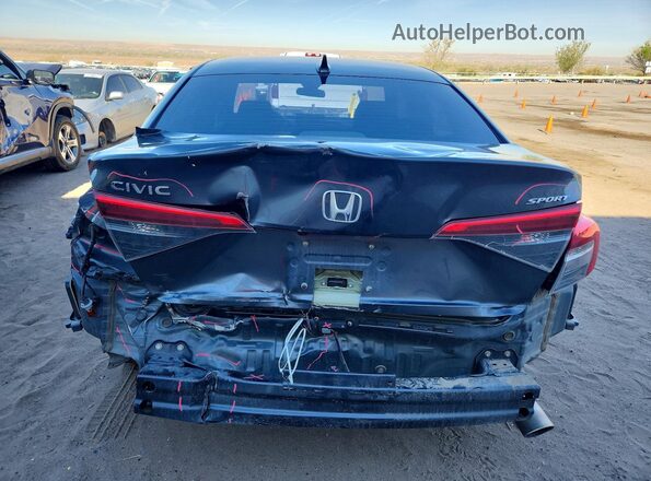 2HGFE2F51NH575965 2022 HONDA CIVIC Charcoal Vista trasera