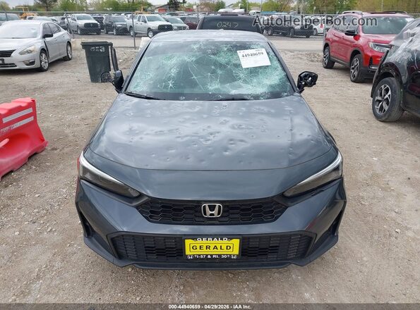 2HGFE2F51SH520783 2025 HONDA CIVIC Black Vista del cuadro de instrumentos