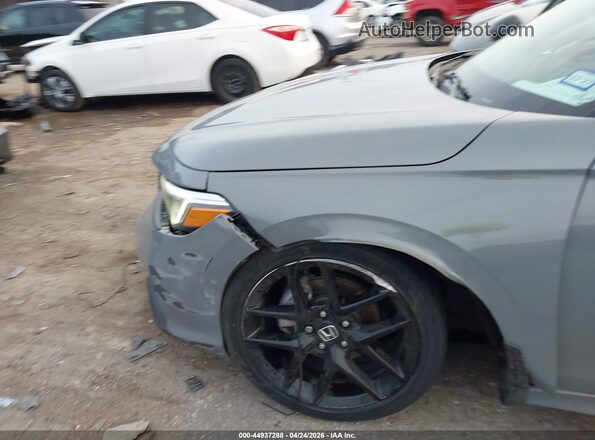 2HGFE2F51SH559986 2025 HONDA CIVIC Gray წინა ხედი