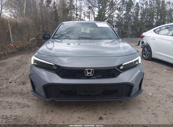 2HGFE2F51TH535690 2026 HONDA CIVIC Gray Widok zestawu wskaźników