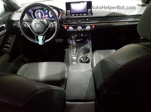 2HGFE2F52RH102842 2024 HONDA CIVIC Белый Вид панели приборов