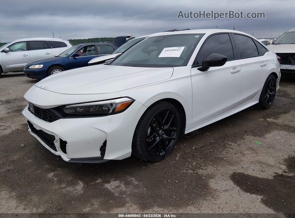 2HGFE2F52SH554019 2025 HONDA CIVIC White Передня ліва чверть