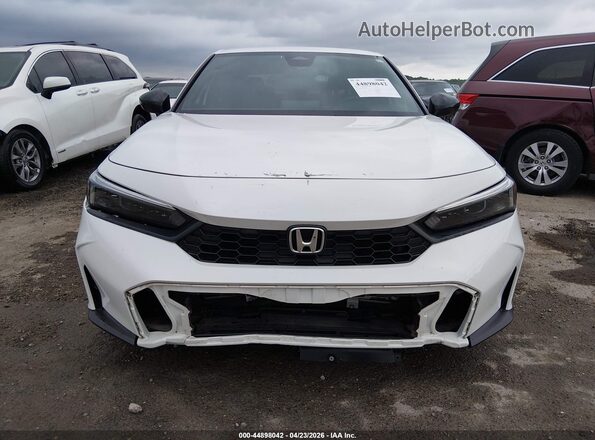 2HGFE2F52SH554019 2025 HONDA CIVIC White Вид щитка приладів
