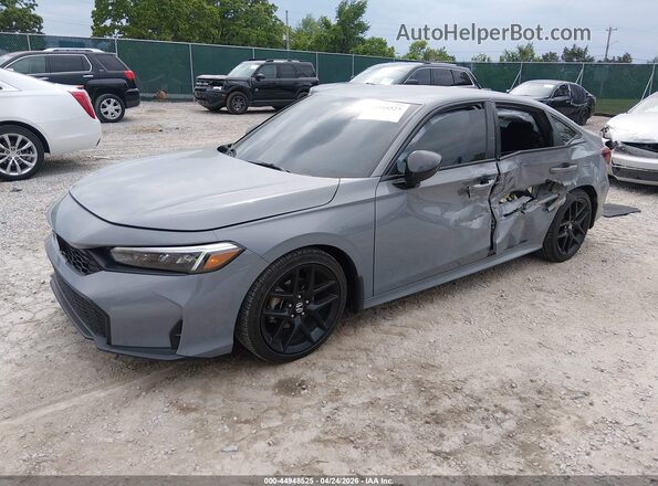 2HGFE2F52SH556045 2025 HONDA CIVIC Gray Przód lewy