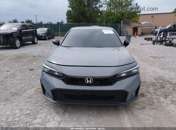 2HGFE2F52SH556045 2025 HONDA CIVIC Gray Widok zestawu wskaźników