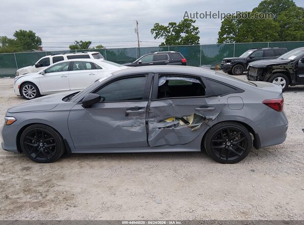 2HGFE2F52SH556045 2025 HONDA CIVIC Gray Widok wnętrza 360 stopni