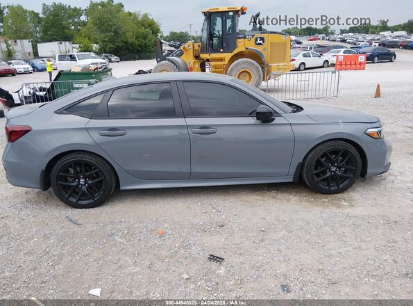 2HGFE2F52SH556045 2025 HONDA CIVIC Gray Widok wnętrza z tyłu