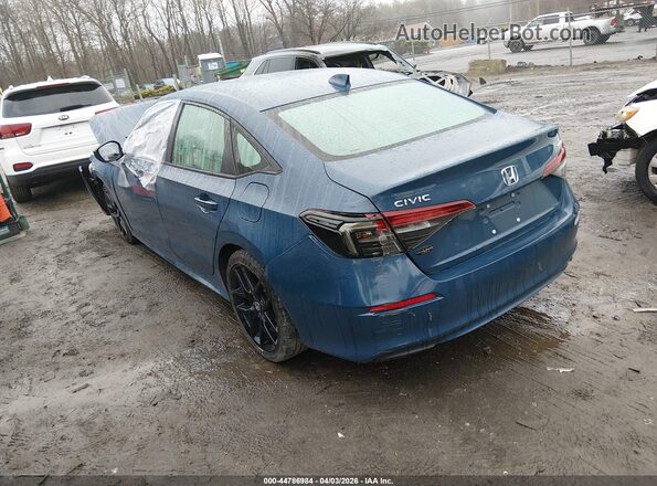 2HGFE2F52SH587568 2025 HONDA CIVIC Blue Հետևի ձախ