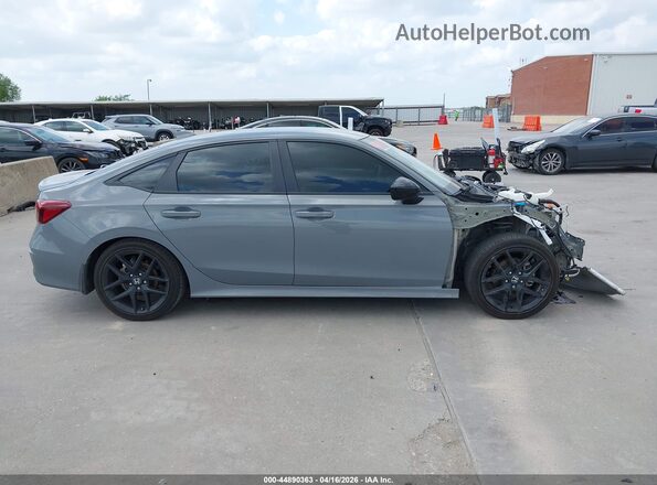 2HGFE2F52SH595430 2025 HONDA CIVIC Gray Vista interior de 360 grados