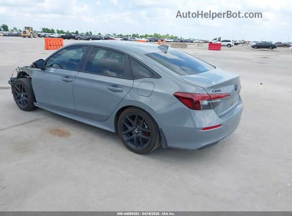 2HGFE2F52SH595430 2025 HONDA CIVIC Gray Trasero izquierdo