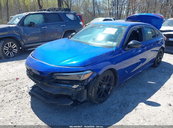 2HGFE2F53NH564112 2022 HONDA CIVIC Blue Front left