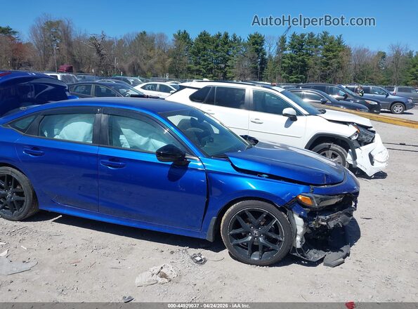2HGFE2F53NH564112 2022 HONDA CIVIC Blue Rear interior view