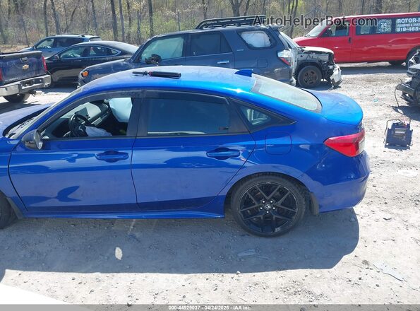 2HGFE2F53NH564112 2022 HONDA CIVIC Blue 360 interior view