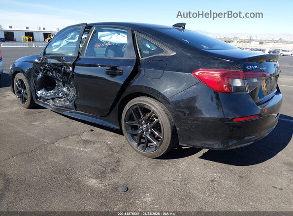 2HGFE2F53NH596235 2022 HONDA CIVIC Black Задня ліва чверть