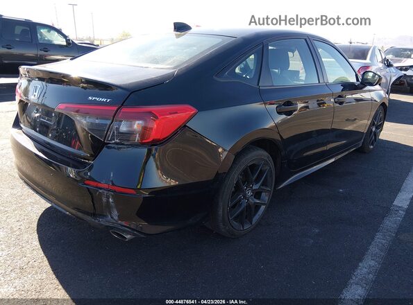 2HGFE2F53NH596235 2022 HONDA CIVIC Black Задня права чверть