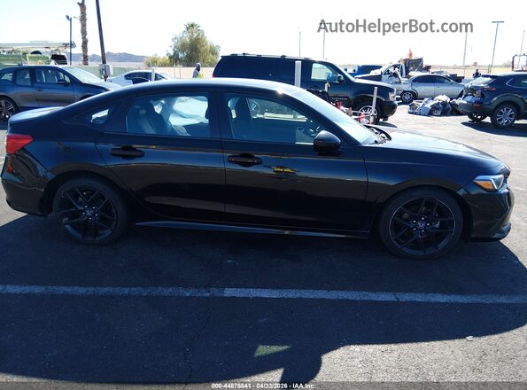 2HGFE2F53NH596235 2022 HONDA CIVIC Black Вид задньої частини салону
