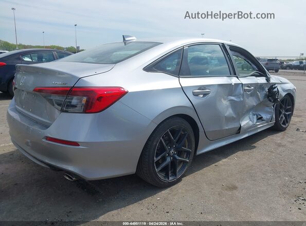2HGFE2F53NH609842 2022 HONDA CIVIC Gray Tył prawy