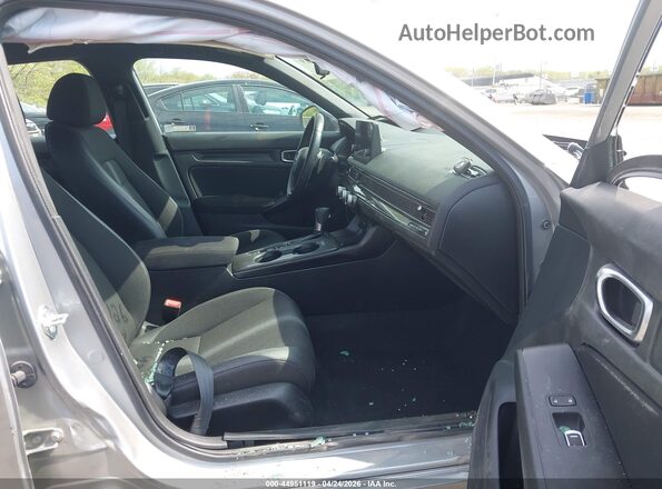 2HGFE2F53NH609842 2022 HONDA CIVIC Gray Widok wnętrza z przodu