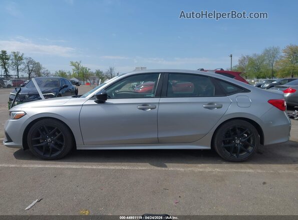 2HGFE2F53NH609842 2022 HONDA CIVIC Gray Widok wnętrza 360 stopni