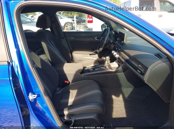 2HGFE2F53PH506424 2023 HONDA CIVIC Blue Вид салону спереду