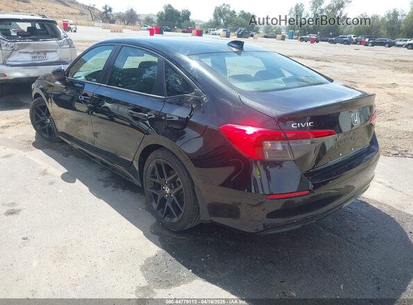 2HGFE2F53PH507170 2023 HONDA CIVIC Black Հետևի ձախ