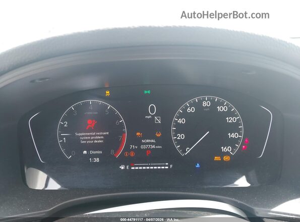 2HGFE2F53PH534823 2023 HONDA CIVIC Blue უკანა სავარძლების ხედი