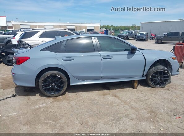 2HGFE2F53PH534823 2023 HONDA CIVIC Blue უკანა სალონის ხედი