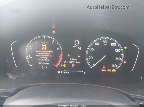 2HGFE2F53SH587868 2025 HONDA CIVIC Белый Вид задних сидений